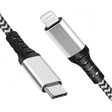 Fast Charger 10ft,  [MFi Certified] USB C to Lightning Cable 