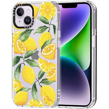 Clear TPU Shockproof Bumper Phone Case Cover with Lemon Designed